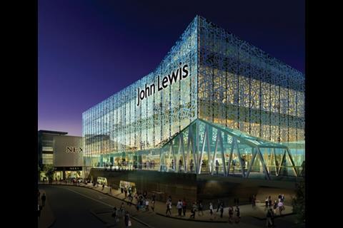 Foreign Office Architects’ flagship John Lewis store at the Highcross centre in Leicester